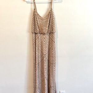 Beaded bridesmaid gown